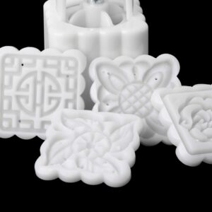 Product image for  Canton Square Snowy Mooncake Mould Hand Pressure Baking Appliance Home Décor 12