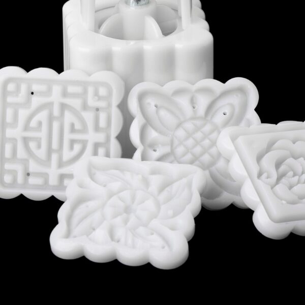 Product image for  Canton Square Snowy Mooncake Mould Hand Pressure Baking Appliance Home Décor 7