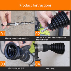 Product image for  Dust Sleeve Ash Bowl Impact Drill Accessory Integration Home Décor 15