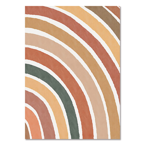 Product image for  Cartoon Rainbow Sun Decorative Painting Canvas Painting Core Artworks 5