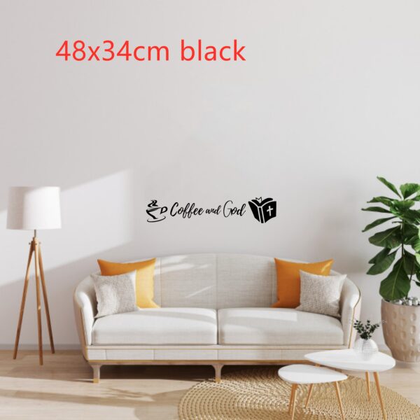 Product image for  All things i can do phrase wall stickers Home Décor 8