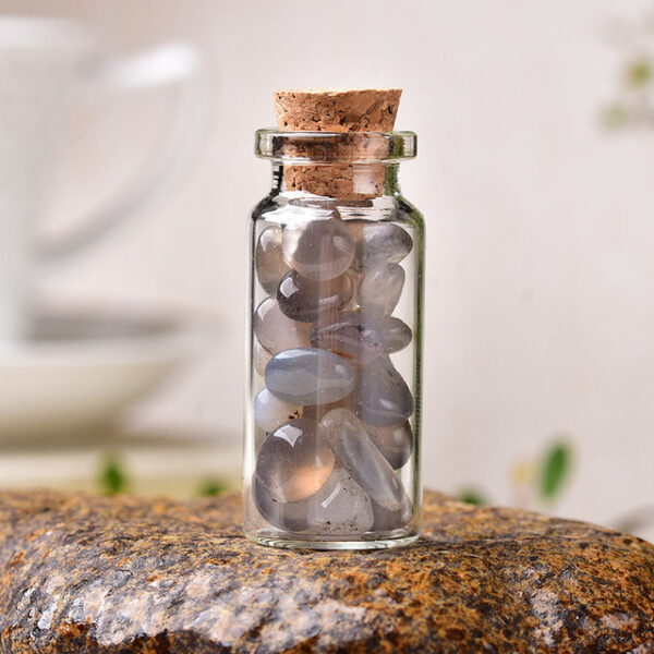 Product image for  Natural Crystal Gemstone Gravel Drift Bottle Home Décor 4