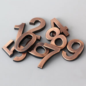 Product image for  Bronze Digital Sign With Three-dimensional Characters On The Door Home Décor 13