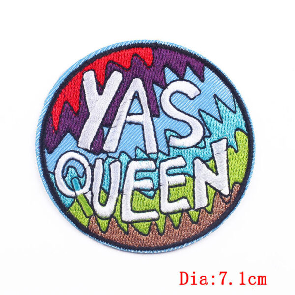 Product image for  Anime Wave Embroidery Cloth Paste Computer Embroidered T Shirt With Back Glue DIY Patch Home Décor 9
