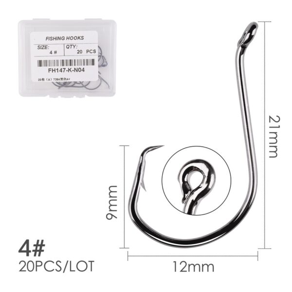 Product image for  High Carbon Steel Seal Fish Hook Home Décor 12