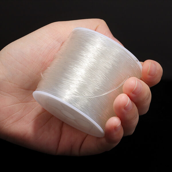 Product image for  Round Transparent Crystal Fishing Line Beaded Wire Home Décor 5