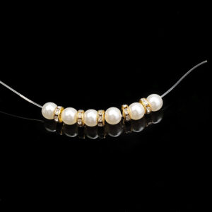 Product image for  Round Transparent Crystal Fishing Line Beaded Wire Home Décor 20
