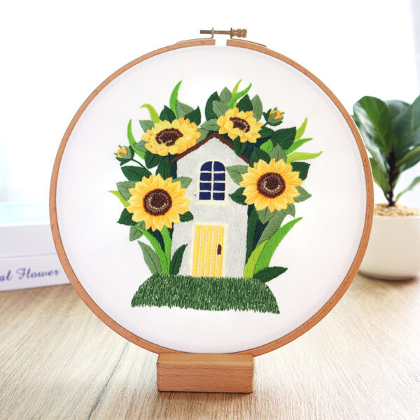 Product image for  Handmade Embroidery Diy Material Bag Home Décor 6