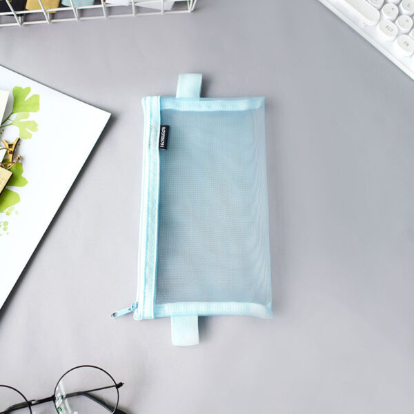 Product image for  Fashion Nylon Mesh Transparent Stationery Bag Home Décor 8