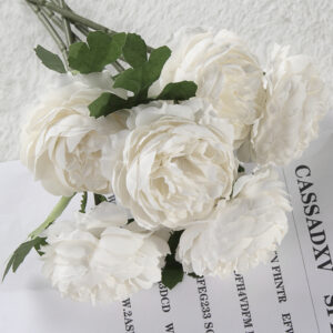 Product image for  Artificial Rose Moisturizing Rose Tea Rose Camellia Interior Decoration Artificial Rose Fake Flower Bouquet Camellia Home Décor 13
