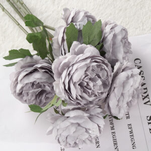 Product image for  Artificial Rose Moisturizing Rose Tea Rose Camellia Interior Decoration Artificial Rose Fake Flower Bouquet Camellia Home Décor 17