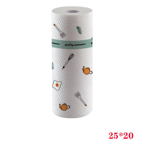 Product image for  Non-stick Kitchen Printing Lazy Dry And Wet Dual-use Household Rag Disposable Non-woven Fabric Kitchen & Dining 5