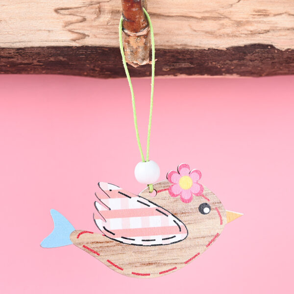 Product image for  Easter Wooden Bunny Bird Decoration Pendant Home Décor 7