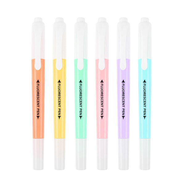 Product image for  Colored Thick Strokes And Accent Pens Candy Color Pastel Note Set Home Décor 4