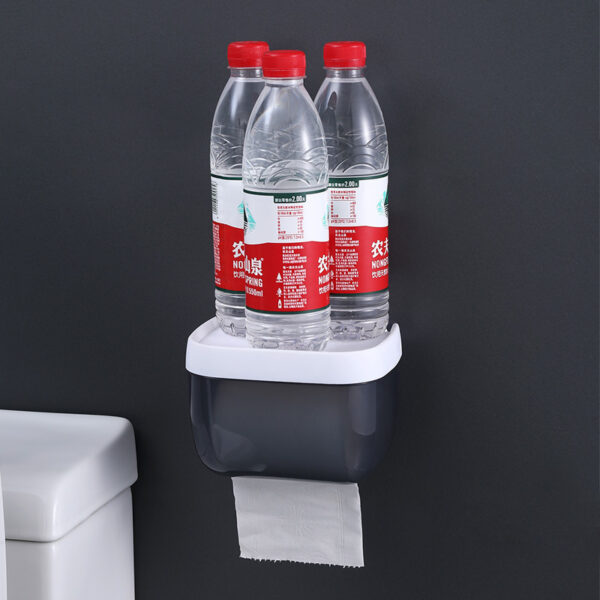 Product image for  Simple Household Storage Rack Toilet Tissue Box Free Punch Home Décor 10