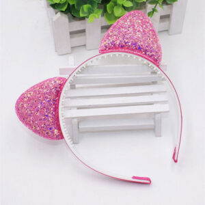 Product image for  Cat Ears Headband Fine Sequins Cartoon Home Décor 17