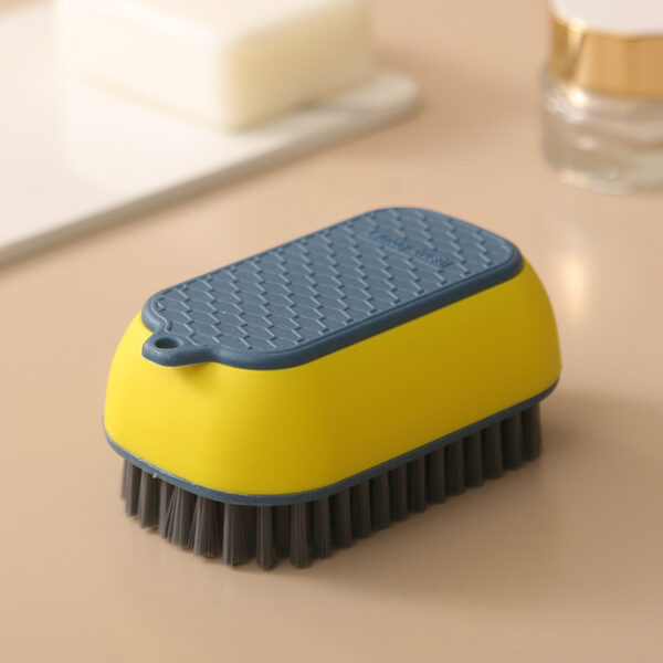 Product image for  Long Handle Shoe Brush Soft Fur Household Does Not Hurt Shoes Plastic Contrast Color Home Décor 12