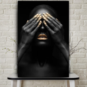 Product image for  HD Modern Home Single African Woman Black Woman Canvas Wall Painting Home Décor 13