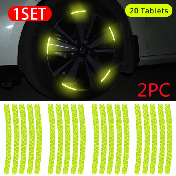 Product image for  Car Tire Reflective Warning Sticker Decoration Home Décor 5