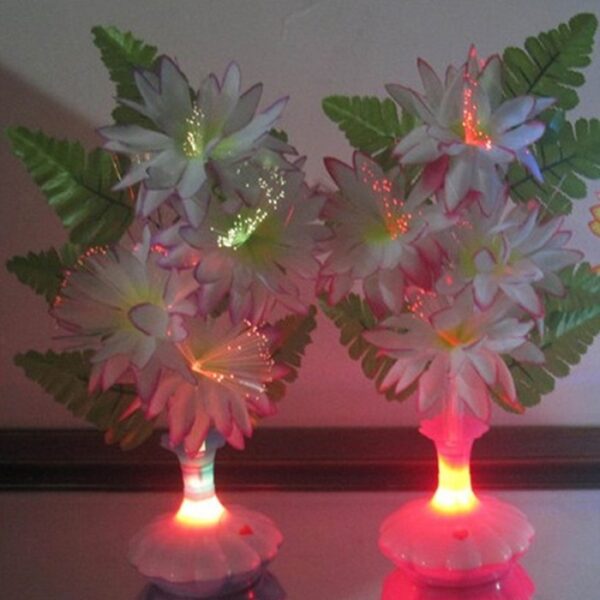 Product image for  Pointed Rose Flower Vase Fiber Optic Flower Home Décor 9