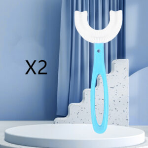 Product image for  Children’s U-shaped Food Grade Soft Rubber Toothbrush Home Décor 16