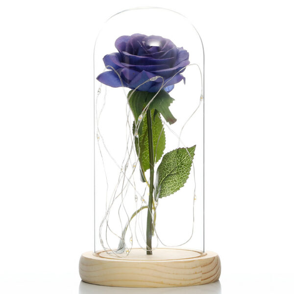 Product image for  Glass Shade Rose Lamp Home Décor 10