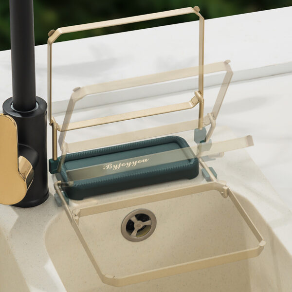Product image for  Sink Filter Rack Kitchen Foldable Sink Strainer Mesh Bag Stand Waste Garbage Net Shelf Anti-Clogging Disposable Garbage Mesh Bag Home Décor 13