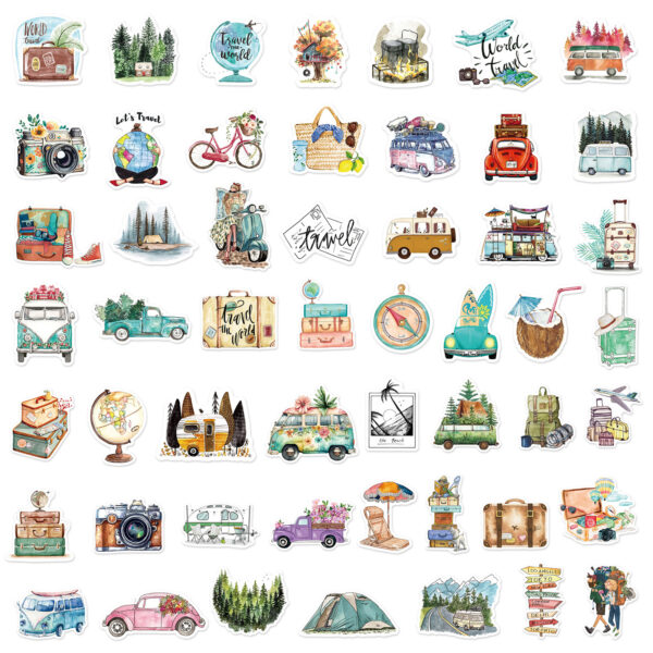 Product image for  50 Outdoor Travel Graffiti Stickers Suitcase Home Décor 9