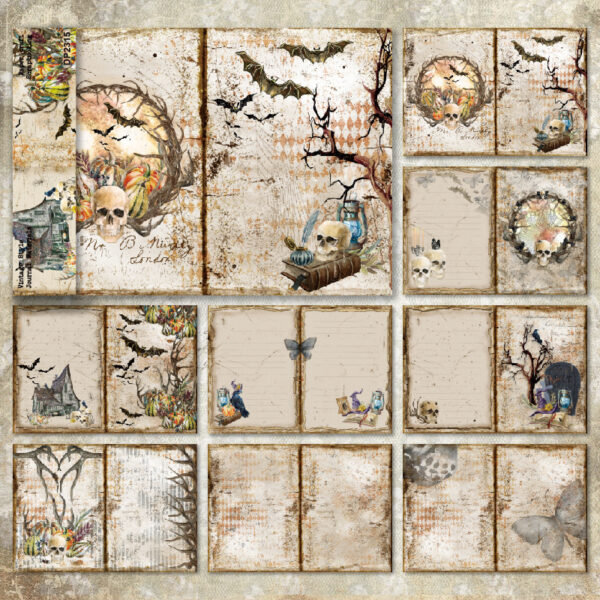 Product image for  A5 Single-sided Pattern Sticker DIY Album Clipbook Card Making Background Paper Home Décor 5