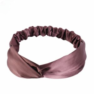 Product image for  Artificial Silk Cross Headband Hair Band Hair Care Cover Elastic Satin Headband Home Décor 15