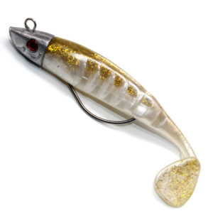 Product image for  Two-coloured Lead Head Crank Hook Soft Lure Home Décor 19