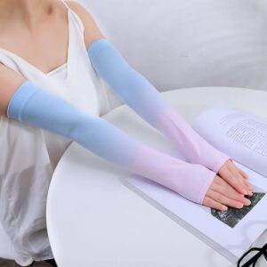 Product image for  Women’s Fashion Outdoor Cycling Ice Silk Sun Protection Sleeve Home Décor 23