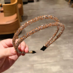 Product image for  Super  Double Thin Edge Crystal Thin Edge Hair Band Home Décor 15
