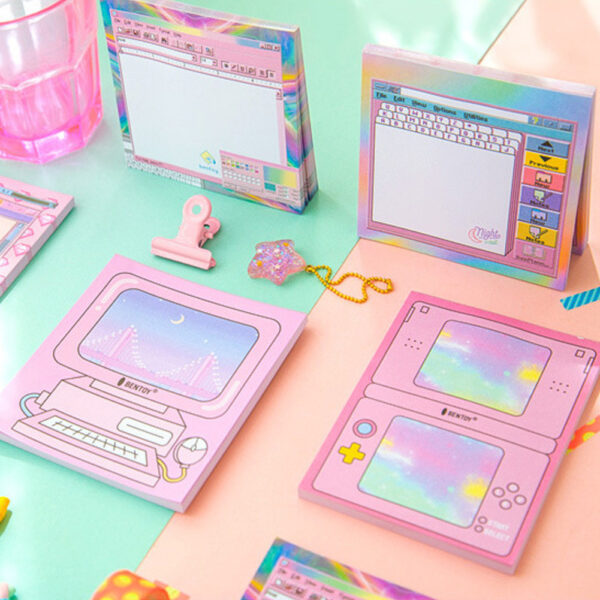 Product image for  Creative Stationery Note Pad Portable Tearable Memo Message Paper Home Décor 4