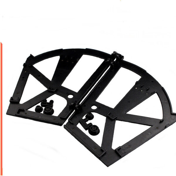 Product image for  Two-Layer Black Plastic Shoe Rack Hidden Shoe Rack Home Décor 4