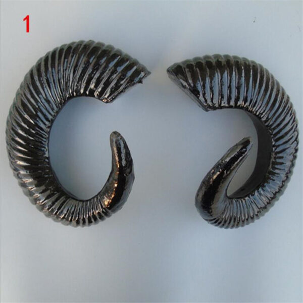 Product image for  Simulation Sheep Horn Headdress Accessories Headband Home Décor 4
