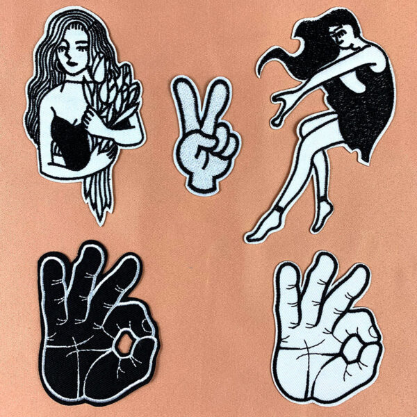 Product image for  Gesture Bag Shoes And Hats DIY Adhesive Patch Home Décor 4