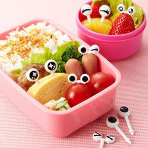 Product image for  Home Fashion Cute Eye Shape Bento Sign Fruit Fork Home Décor 14