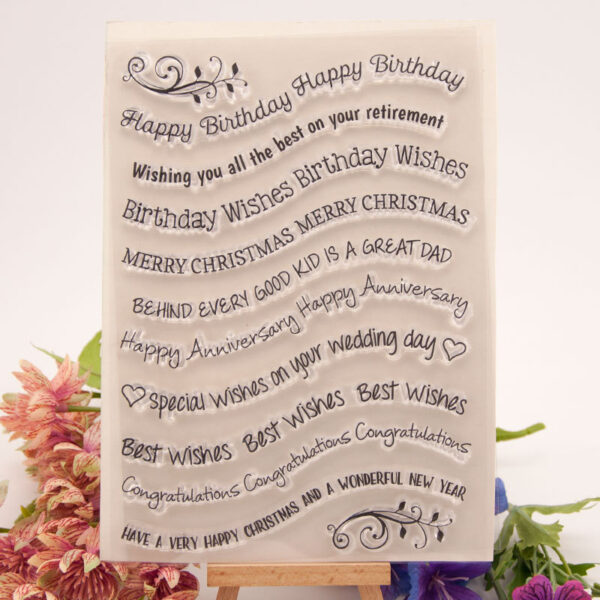 Product image for  Transparent Stamp DIY Hand Account Scrapbook Home Décor 8
