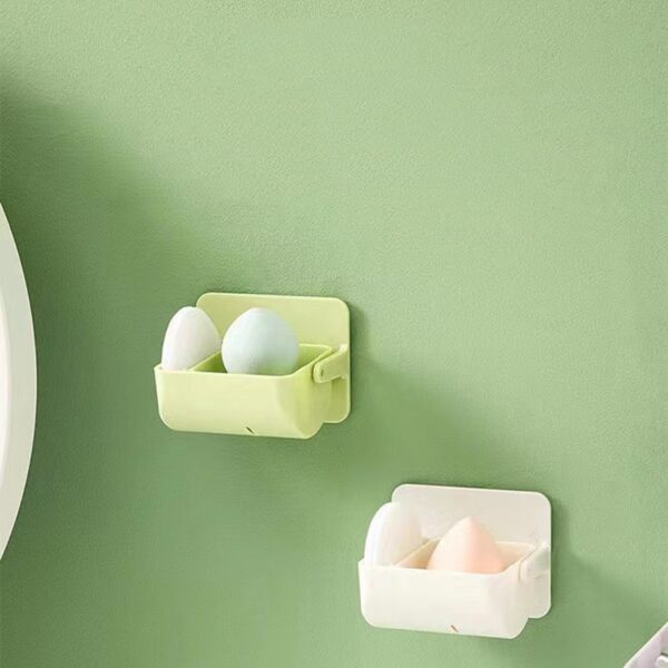 Product image for  Cosmetic Egg Storage Rack Sponge Powder Puff Punch-free Home Décor 8