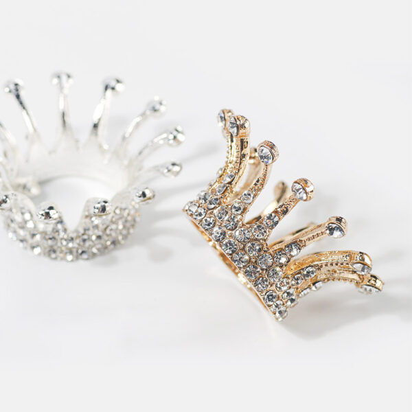 Product image for  Nail Crown Pen Holder Japanese Nail  Holder Retro Gold Silver Phototherapy Home Décor 10