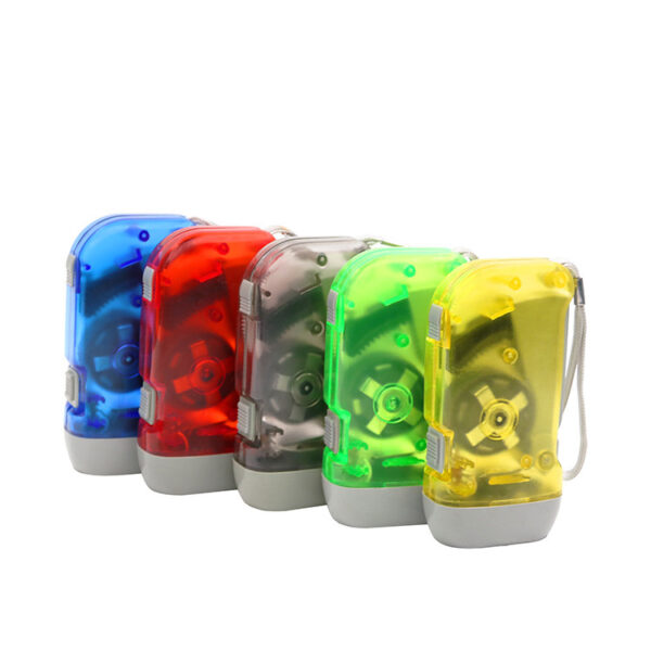 Product image for  Hand Pressure Light Emergency Automatic Hand Pinch Generator Flashlight LED Manual Ultra-bright Convenient Charging Home Décor 4