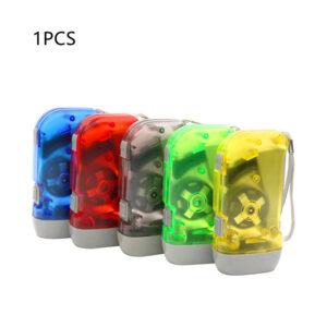 Product image for  Hand Pressure Light Emergency Automatic Hand Pinch Generator Flashlight LED Manual Ultra-bright Convenient Charging Home Décor 12