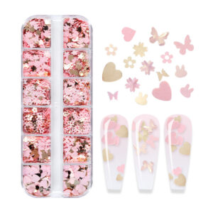 Product image for  12-grid Box Nail Enhancement Sequins Home Décor 15