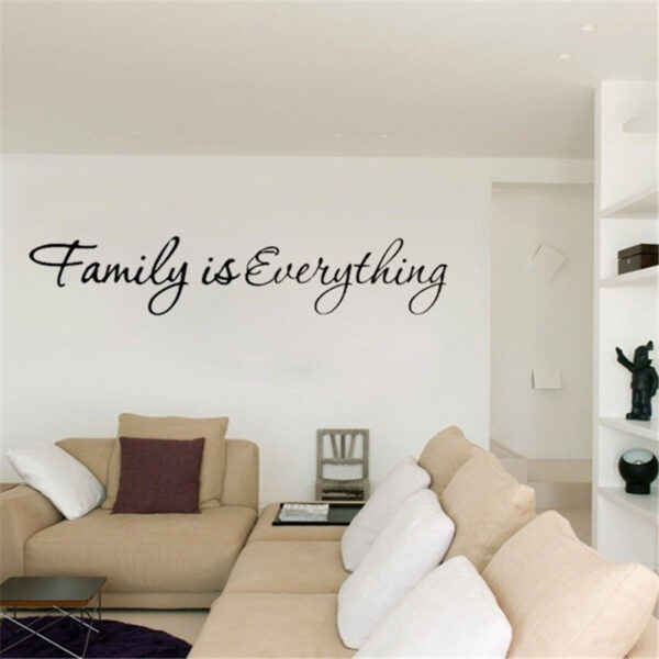 Product image for  Family Iseverything English Proverbs Decorative Removable Wall Sticker Stickers 9