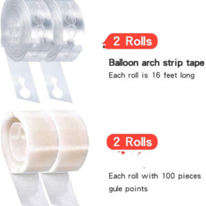 Product image for  Balloon Arch Garland Decoration Set Double Hole  Chain Balloon Glue Dispensing Home Décor 10