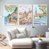 Product image for  Home Furnishing Golden Butterfly Canvas Painting Artworks 17