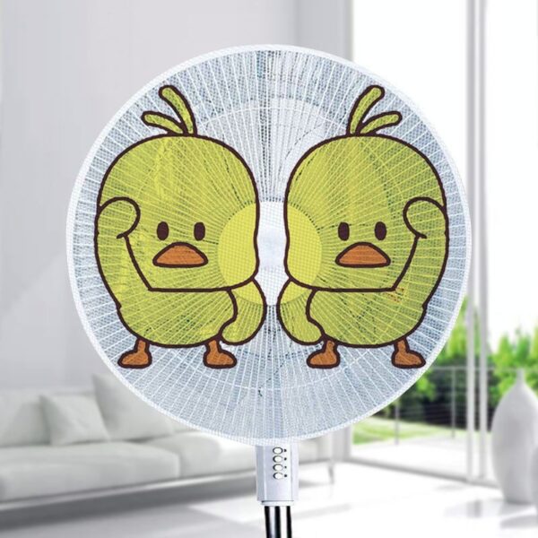 Product image for  Anti-pinch Hand All-inclusive Floor Fan Grille Home Décor 5