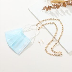 Product image for  Fashion Simple Aluminum Chain Pearl Glasses Home Décor 13