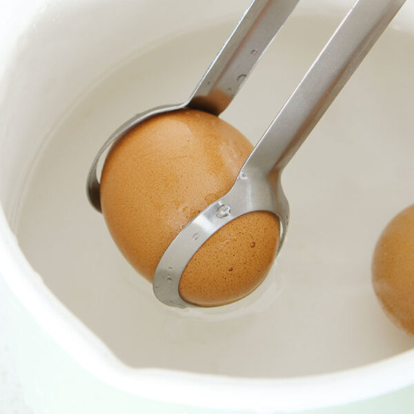 Product image for  Kitchen Household Creative Tableware Multifunctional Stainless Steel Egg Clamp Home Décor 6